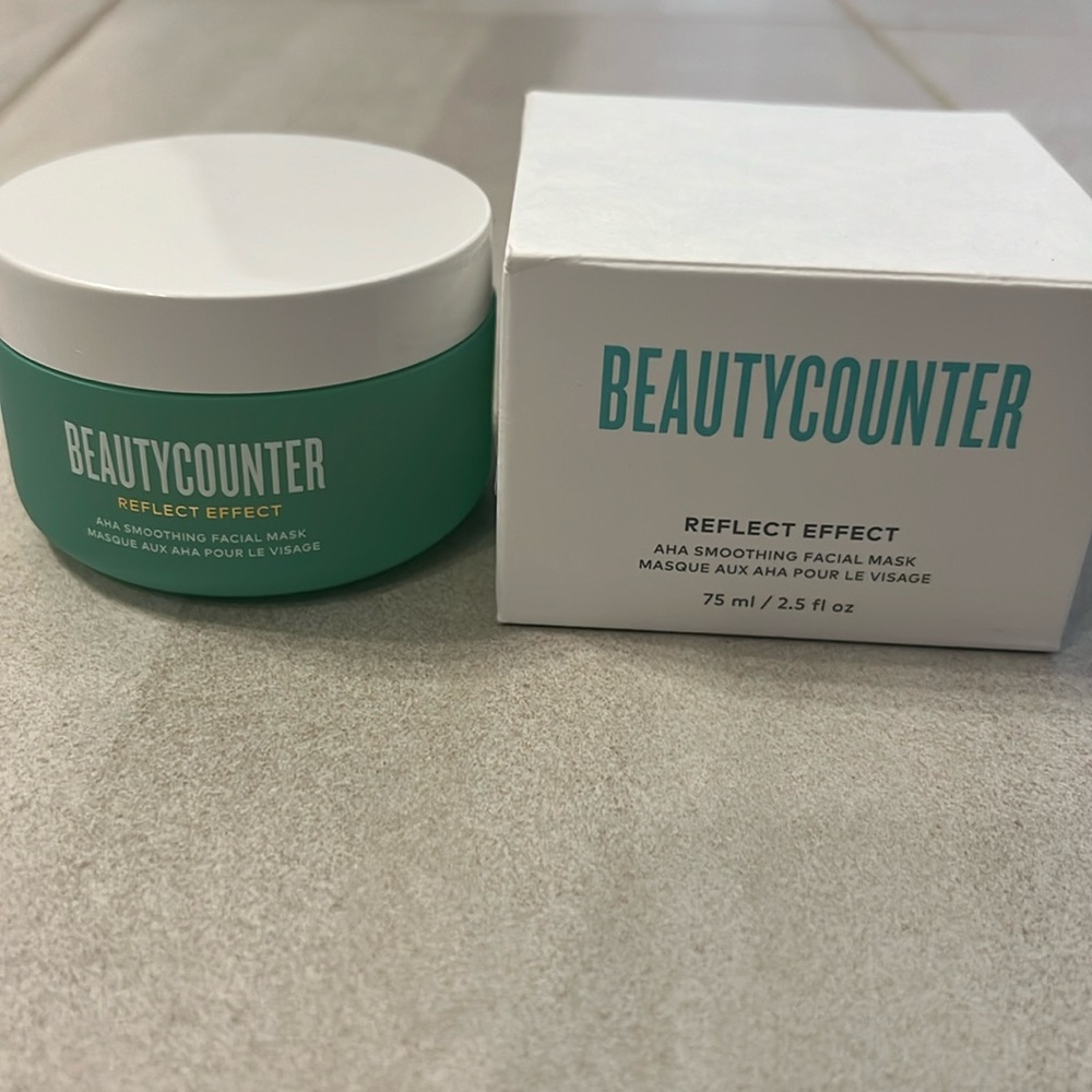 Beautycounter reflect effect AHA smoothing facial mask